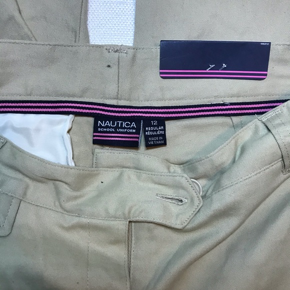 Nautica Stretch Capri Girls Size 12R NWT - Picture 2 of 3